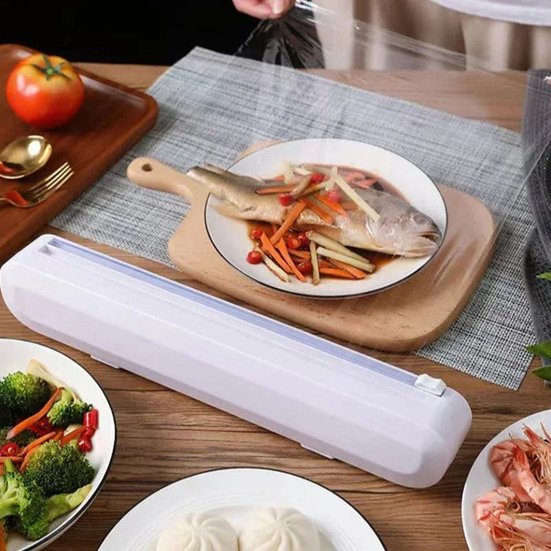 WRAPFLOW – Dispenser di pellicola riutilizzabile con sistema di taglio integrato