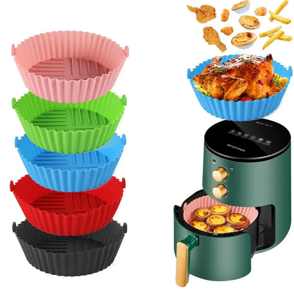 KLAPPFRY – Stampo pieghevole in silicone per friggitrice ad aria con elevata resistenza al calore