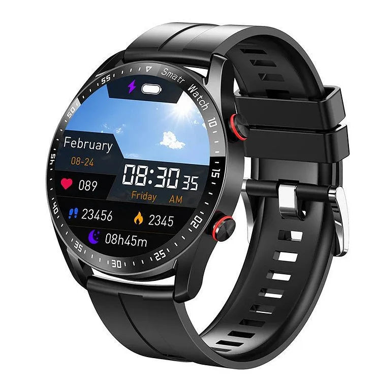Smartwatch Innovativo | Monitoraggio Glicemia Non Invasivo con Bluetooth | Impermeabile IP67 per Controllo Salute e Fitness