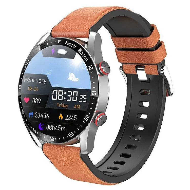 Smartwatch Innovativo | Monitoraggio Glicemia Non Invasivo con Bluetooth | Impermeabile IP67 per Controllo Salute e Fitness