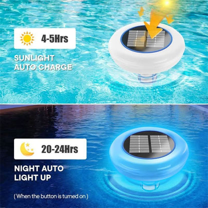AQUAION – Ionizzatore solare per piscina con luce LED