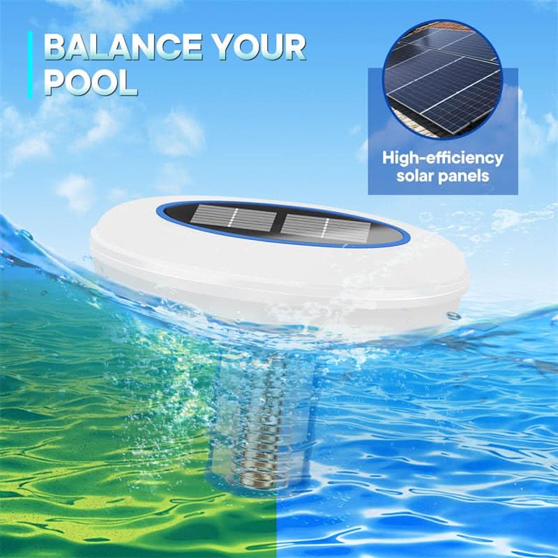 AQUAION – Ionizzatore solare per piscina con luce LED