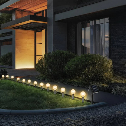 SOLARGLOW STRINGA LUMINOSA – Illuminazione solare a risparmio energetico per giardini atmosferici