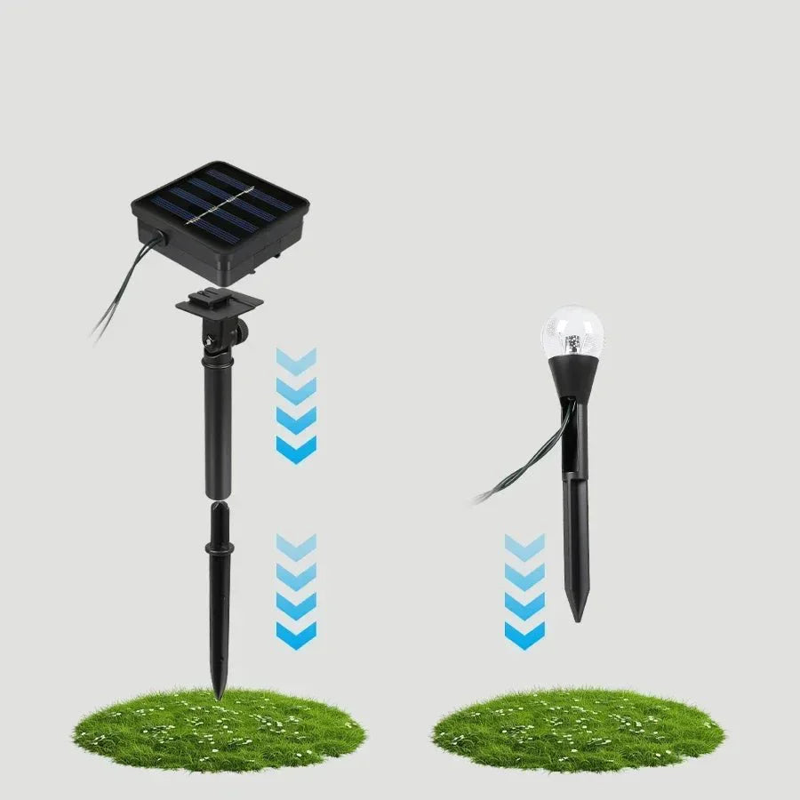 SOLARGLOW STRINGA LUMINOSA – Illuminazione solare a risparmio energetico per giardini atmosferici