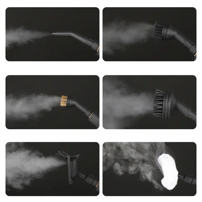 Idropulitrice a Vapore 2500W – Pulizia Profonda Multiuso con Serbatoio 1,1L & Accessori Inclusi