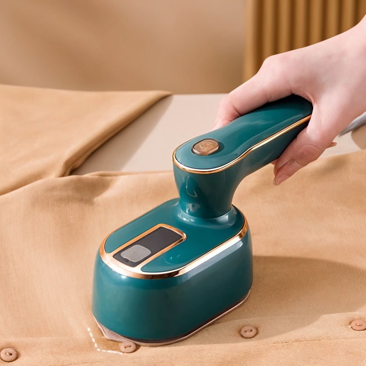 DampfGlatt Go – Vaporizzatore da viaggio compatto per abiti senza pieghe