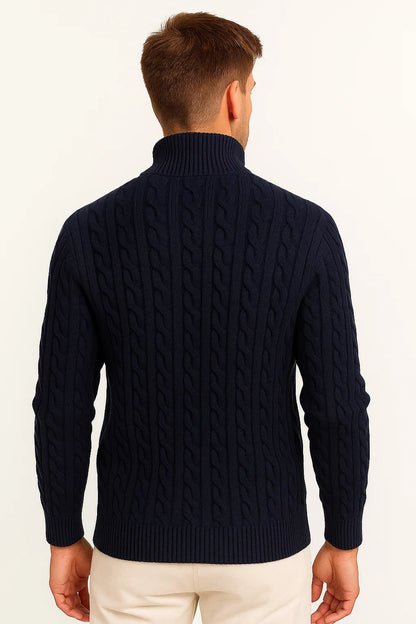 Steef | Elegante Maglia con Mezza Zip