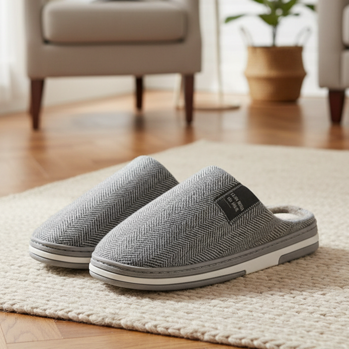 Pantofole VARDI - Pantofole da uomo eleganti per piedi caldi
