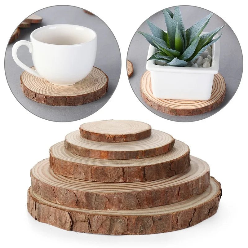 NATURRUND – Sottobicchieri in legno ecologici per la protezione naturale del tavolo