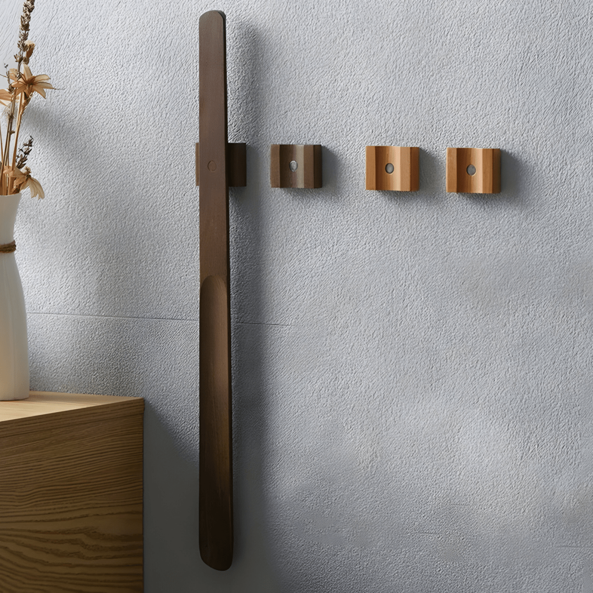STEPREACHER – Calzascarpe magnetico extra lungo in legno per indossare le scarpe con facilità