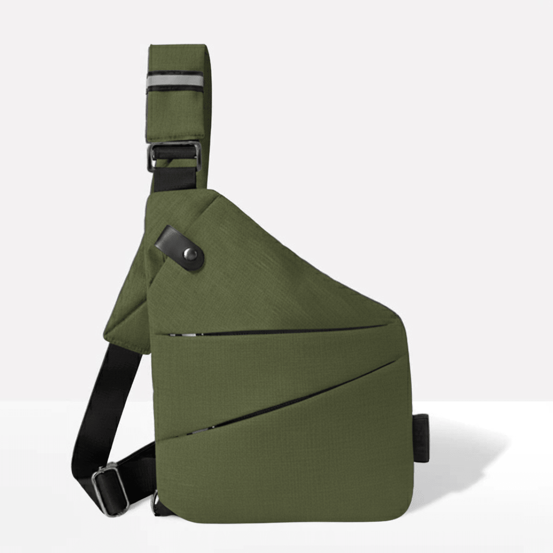 TRAVGUARD – Borsa a tracolla antifurto con protezione RFID e design idrorepellente