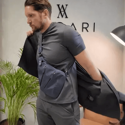 TRAVGUARD – Borsa a tracolla antifurto con protezione RFID e design idrorepellente