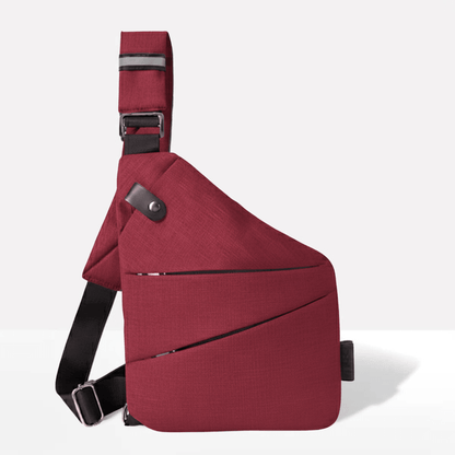 TRAVGUARD – Borsa a tracolla antifurto con protezione RFID e design idrorepellente