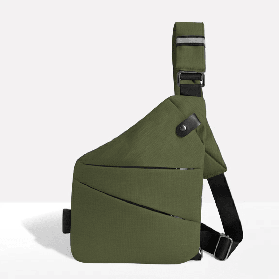 TRAVGUARD – Borsa a tracolla antifurto con protezione RFID e design idrorepellente