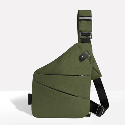 TRAVGUARD – Borsa a tracolla antifurto con protezione RFID e design idrorepellente