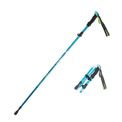 TrekLite - Bastoncini da trekking telescopici ultra-leggeri a 5 pezzi per escursioni in montagna e trekking