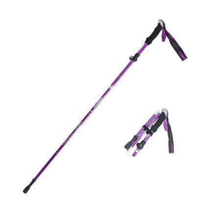 TrekLite - Bastoncini da trekking telescopici ultra-leggeri a 5 pezzi per escursioni in montagna e trekking