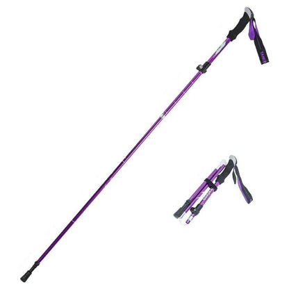TrekLite - Bastoncini da trekking telescopici ultra-leggeri a 5 pezzi per escursioni in montagna e trekking