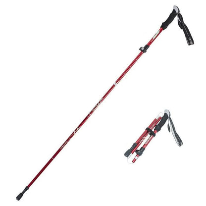 TrekLite - Bastoncini da trekking telescopici ultra-leggeri a 5 pezzi per escursioni in montagna e trekking