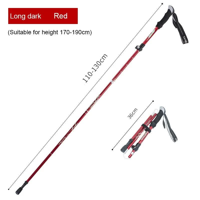 TrekLite - Bastoncini da trekking telescopici ultra-leggeri a 5 pezzi per escursioni in montagna e trekking