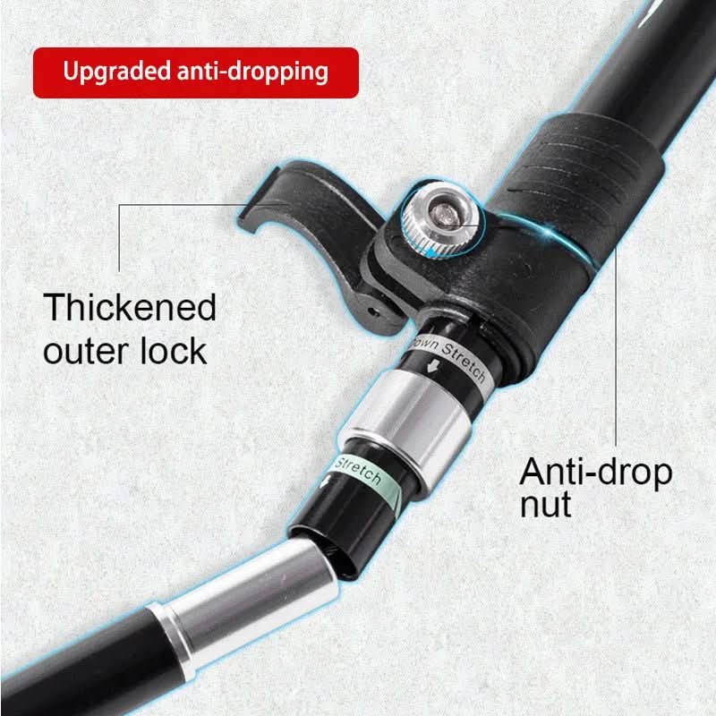 TrekLite - Bastoncini da trekking telescopici ultra-leggeri a 5 pezzi per escursioni in montagna e trekking