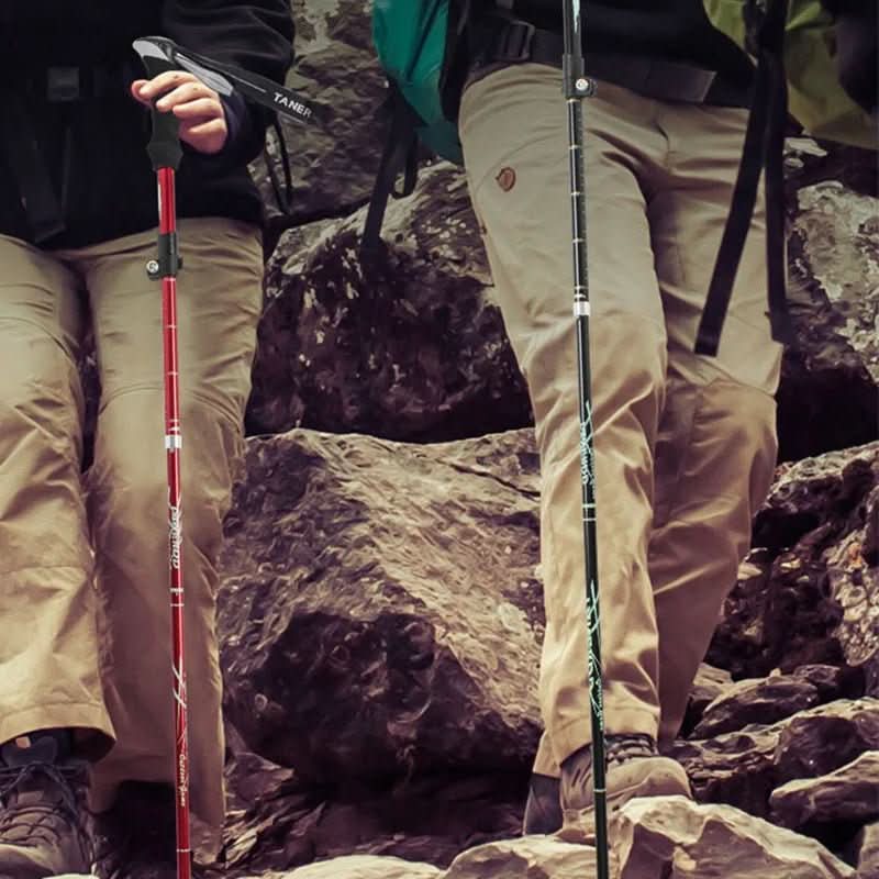 TrekLite - Bastoncini da trekking telescopici ultra-leggeri a 5 pezzi per escursioni in montagna e trekking