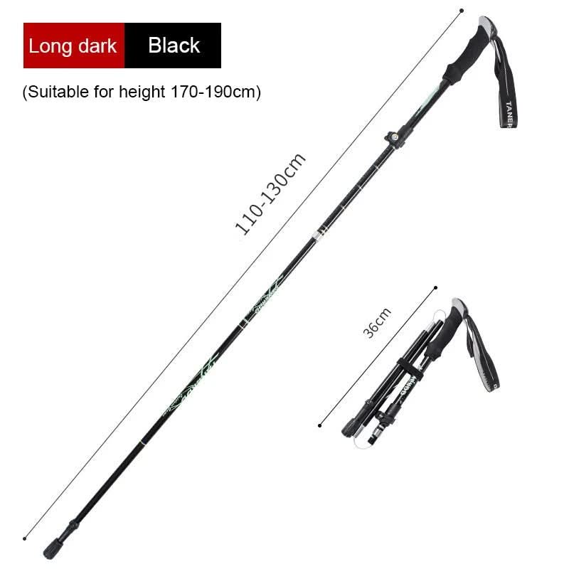 TrekLite - Bastoncini da trekking telescopici ultra-leggeri a 5 pezzi per escursioni in montagna e trekking