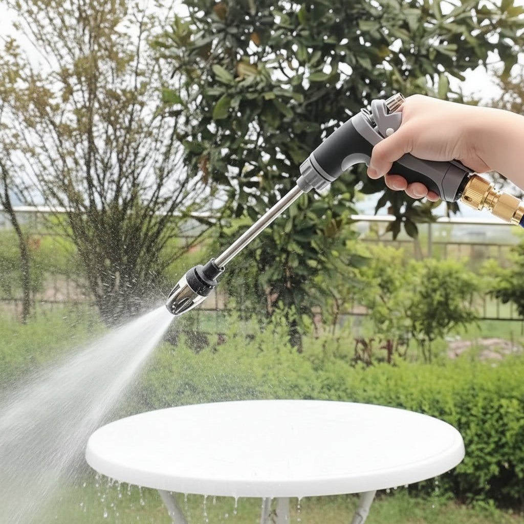 JETBOOST – Attacco per lavaggio ad alta pressione per tubi da giardino