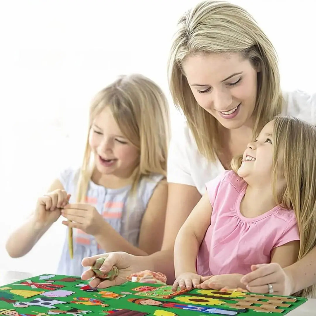 Tavola in Feltro Montessori Fattoria – StoryFelt™