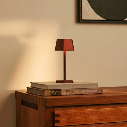 BRONZIFY – Elegante lampada da tavolo in ottone, dimmerabile e senza fili