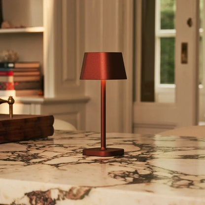 BRONZIFY – Elegante lampada da tavolo in ottone, dimmerabile e senza fili