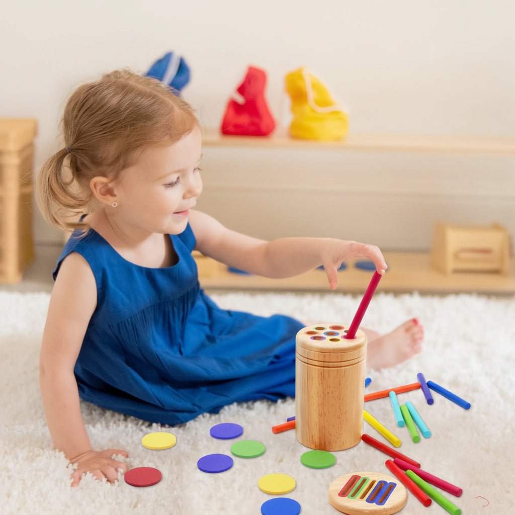BRAINBLOOM – Gioco educativo in legno per la classificazione di forme e colori