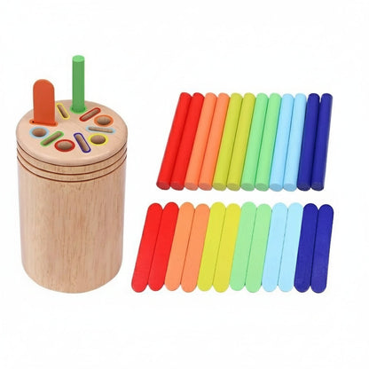 BRAINBLOOM – Gioco educativo in legno per la classificazione di forme e colori