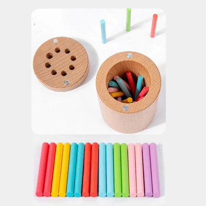 BRAINBLOOM – Gioco educativo in legno per la classificazione di forme e colori