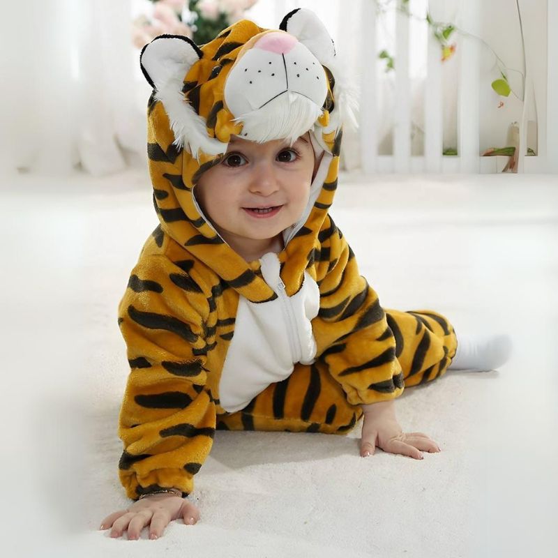 Tutina per Neonati a Tema Animali – Cotone Morbido e Pile Ipoallergenico