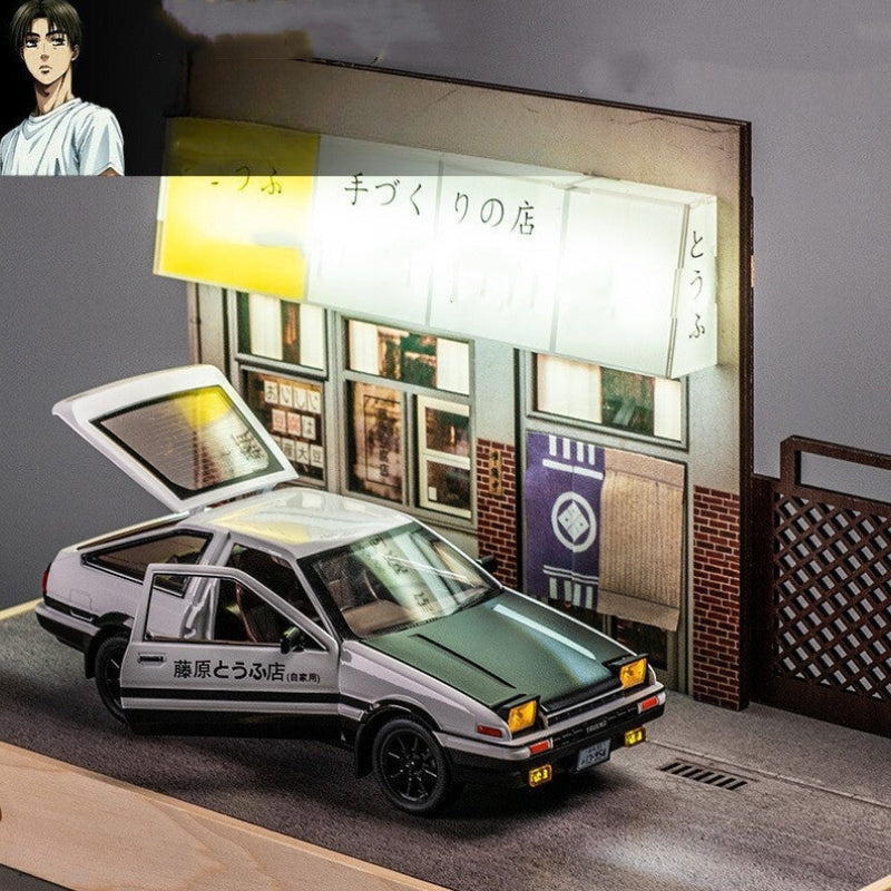 Dettaglio del design realistico dell'AE86