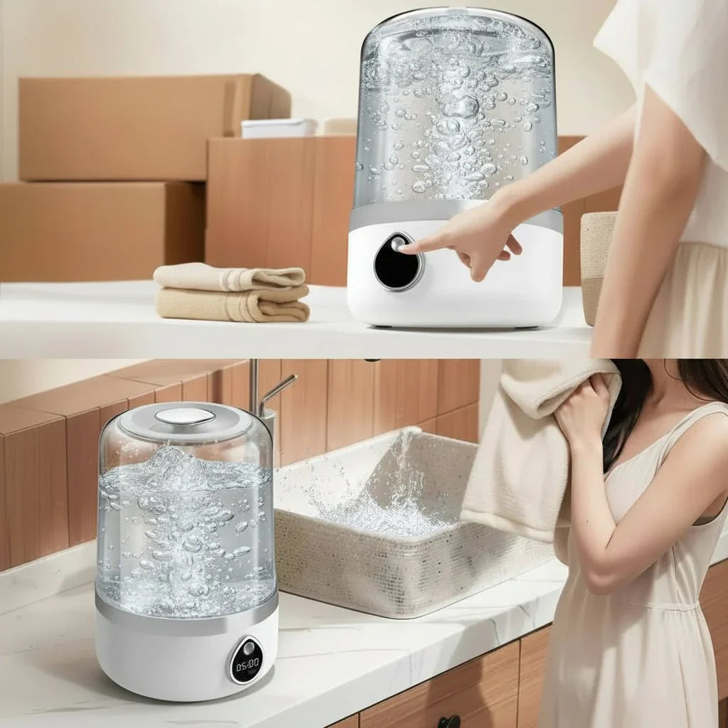 MINIWASH – Lavatrice portatile da 1,5 L con funzione di ricarica USB