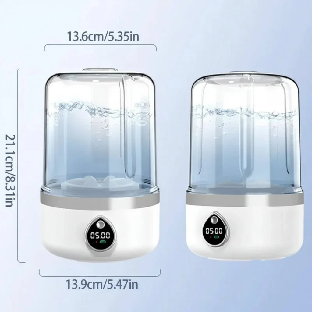 MINIWASH – Lavatrice portatile da 1,5 L con funzione di ricarica USB