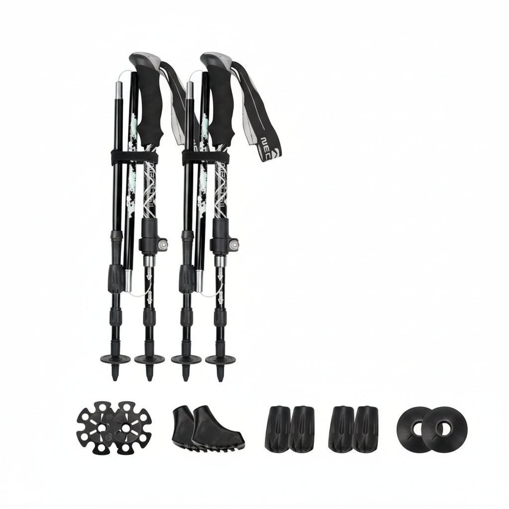 FoldTrek Poles - Bastoncini da trekking pieghevoli per escursionismo e avventure all'aperto