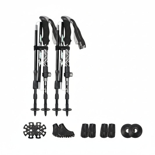 FoldTrek Poles - Bastoncini da trekking pieghevoli per escursionismo e avventure all'aperto