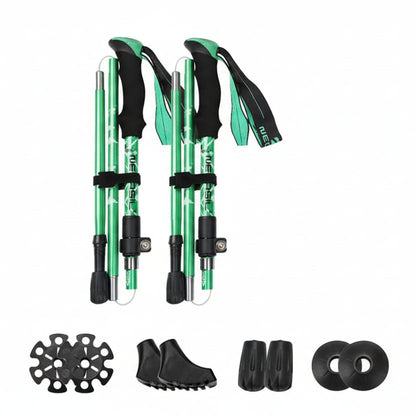 FoldTrek Poles - Bastoncini da trekking pieghevoli per escursionismo e avventure all'aperto