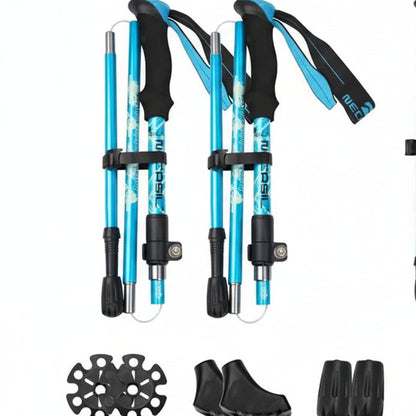 FoldTrek Poles - Bastoncini da trekking pieghevoli per escursionismo e avventure all'aperto