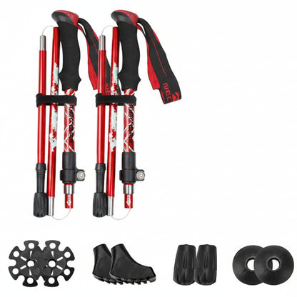 FoldTrek Poles - Bastoncini da trekking pieghevoli per escursionismo e avventure all'aperto