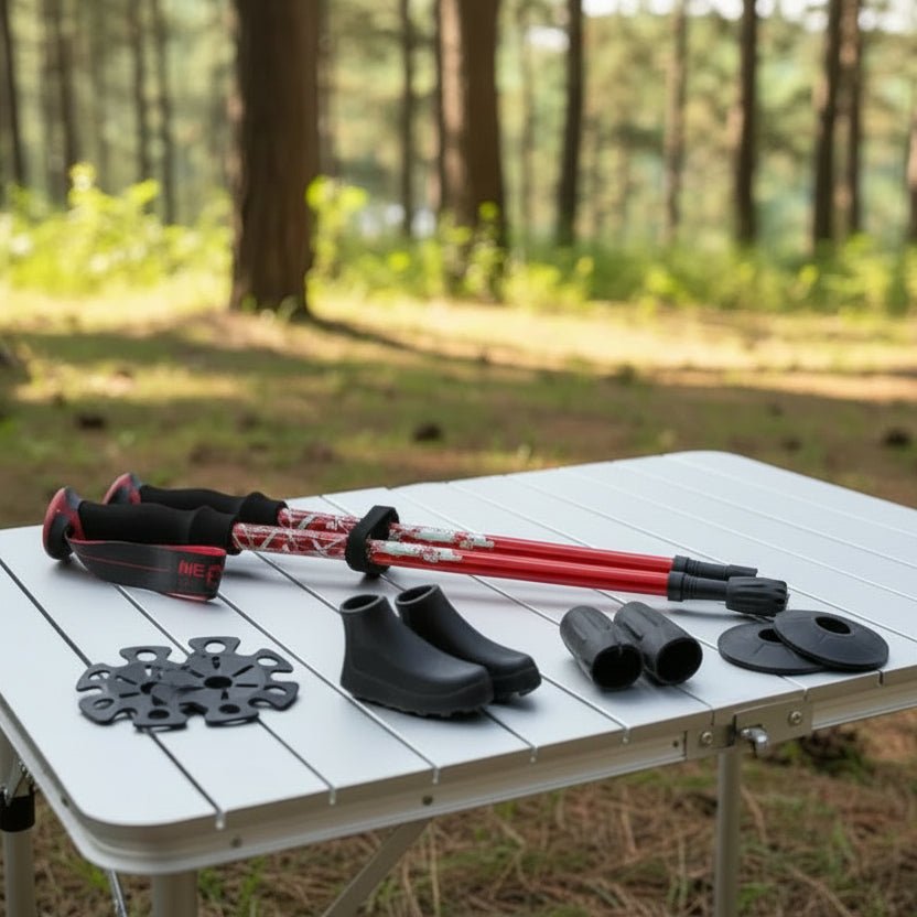 FoldTrek Poles - Bastoncini da trekking pieghevoli per escursionismo e avventure all'aperto