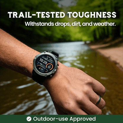 TrekSight X - Smartwatch outdoor con GPS, bussola e monitoraggio della salute