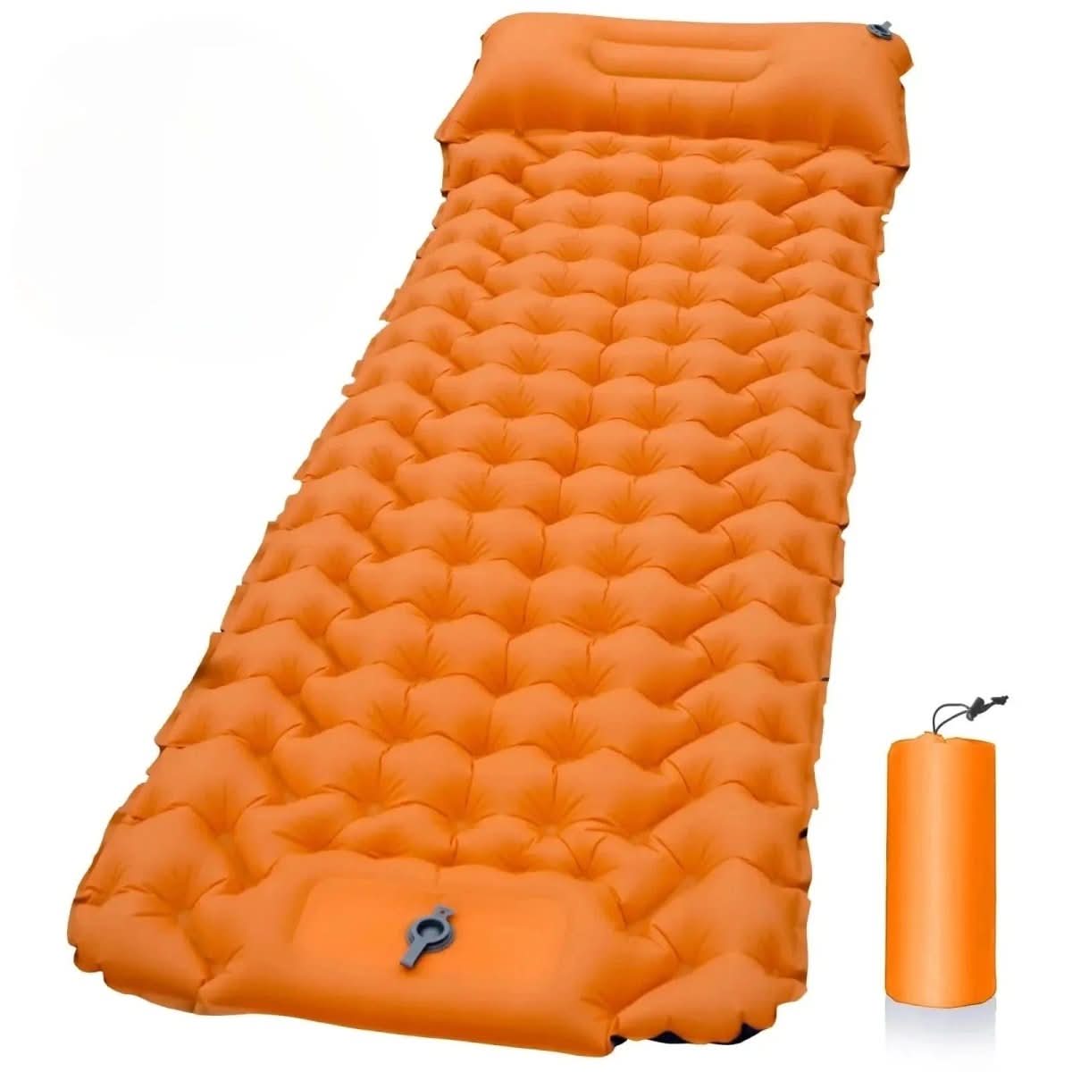 AirTrek Mat - Materasso gonfiabile da campeggio con pompa a pedale e design ergonomico