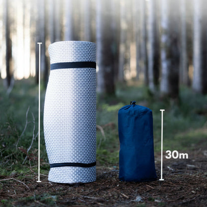 AirTrek Mat - Materasso gonfiabile da campeggio con pompa a pedale e design ergonomico