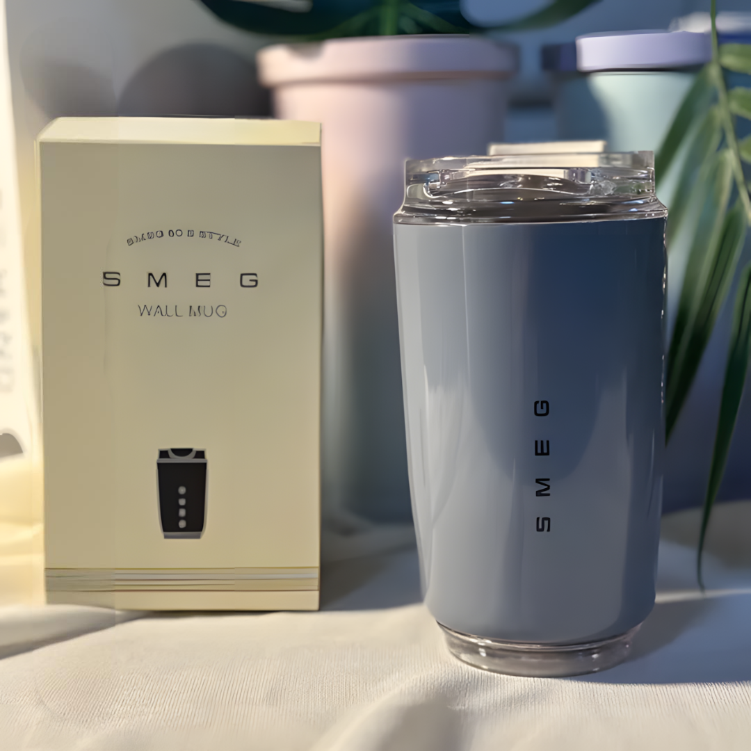 LuxeTherm | Tazza Termica Elegante in Acciaio Inox – Bicchiere Isotermico Riutilizzabile da 500 ml per Bevande Calde e Fredde