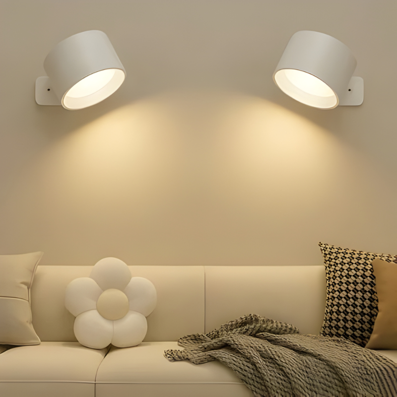 Lampada da parete ricaricabile con rotazione a 360°