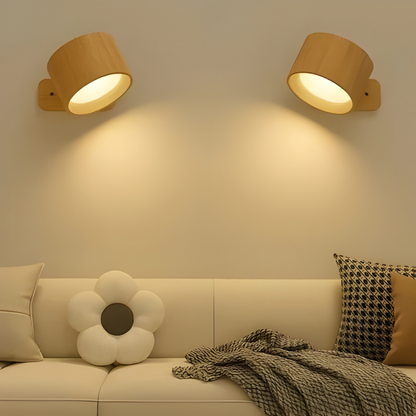 Lampada da parete ricaricabile con rotazione a 360°